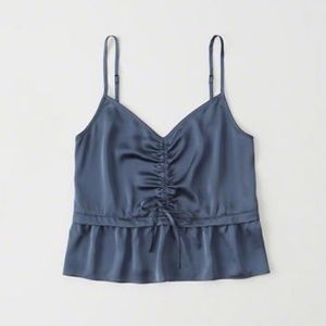 SATIN CLINCHED CAMI